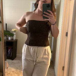 Vintage corset top